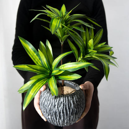 Artificial Palm Tree Plastic ( Potted )